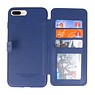 Back Cover Book Design Hoesje voor iPhone 8 Plus Blauw