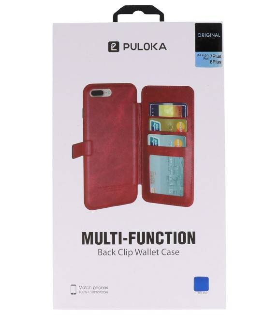 Back Cover Buch Design Case für iPhone 8 Plus Blau