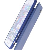 Bag Cover Book Design Taske til iPhone 6 Plus Blue