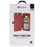 Bag Cover Book Design Taske til iPhone 6 Plus Blue