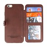 Bag Cover Book Design Taske til iPhone 6 Mocca