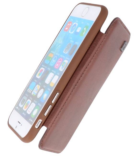 Back Cover Buch Design Case für iPhone 6 Mocca