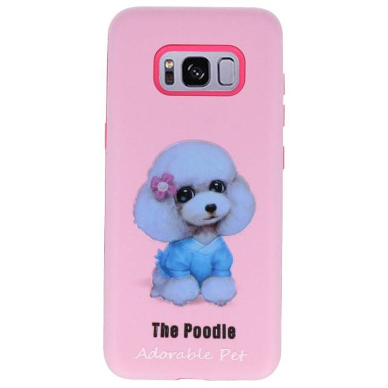 Estuche rígido de impresión 3D para Galaxy S8 The Poodle