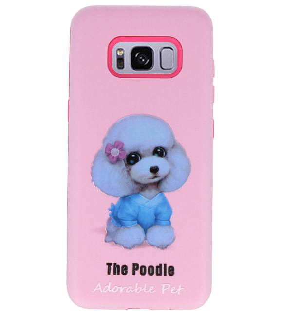 Estuche rígido de impresión 3D para Galaxy S8 The Poodle
