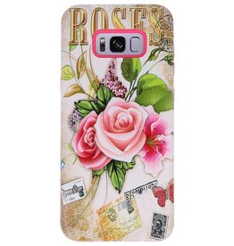 Cas d'impression 3D rigide pour Galaxy S8 Plus Roses