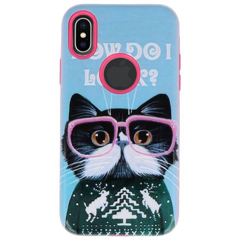 Cas dur d'impression 3D pour iPhone XI Look
