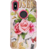 3D-Druck Hard Case für iPhone X Rosen