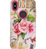 3D Print Hard Case for iPhone X Roses