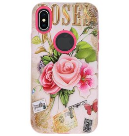 3D-Druck Hard Case für iPhone X Rosen