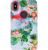 3D Print Hard Case for iPhone X Flamingo