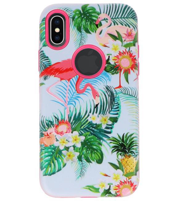 3D-Druck Hard Case für iPhone X Flamingo