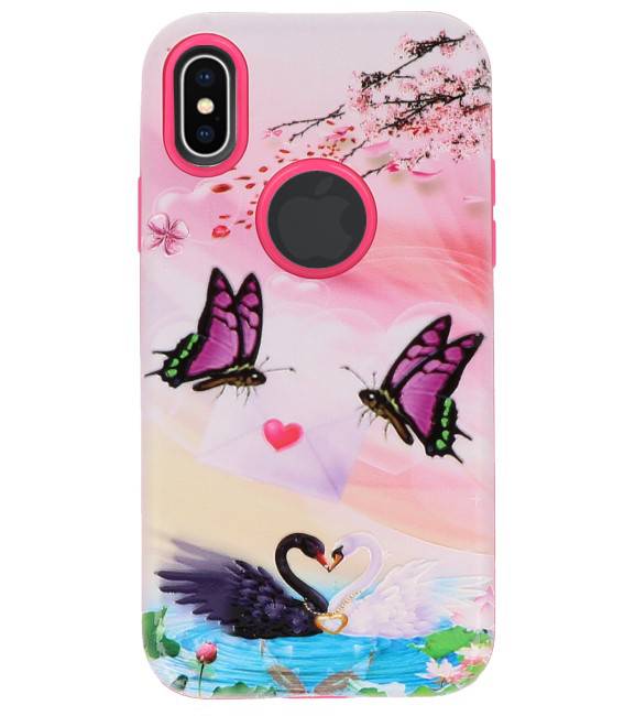 3D Print Hard Case for iPhone X Butterfly