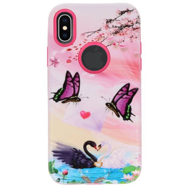 3D Print Hard Case til iPhone X Butterfly