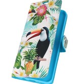 Bookstyle Case pour Galaxy S8 Plus 3D Impression Toucan