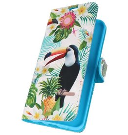 Bookstyle Case pour Galaxy S8 Plus 3D Impression Toucan