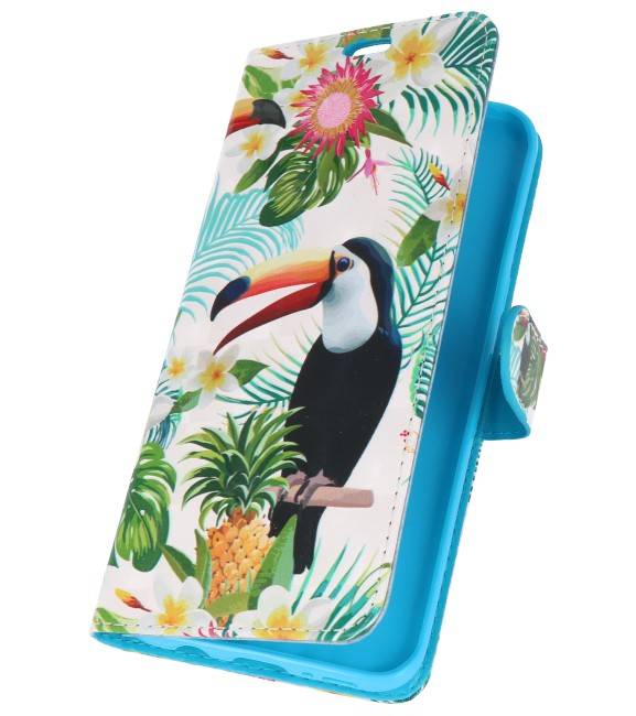 Bookstyle Case for Galaxy S8 Plus 3D Print Toucan