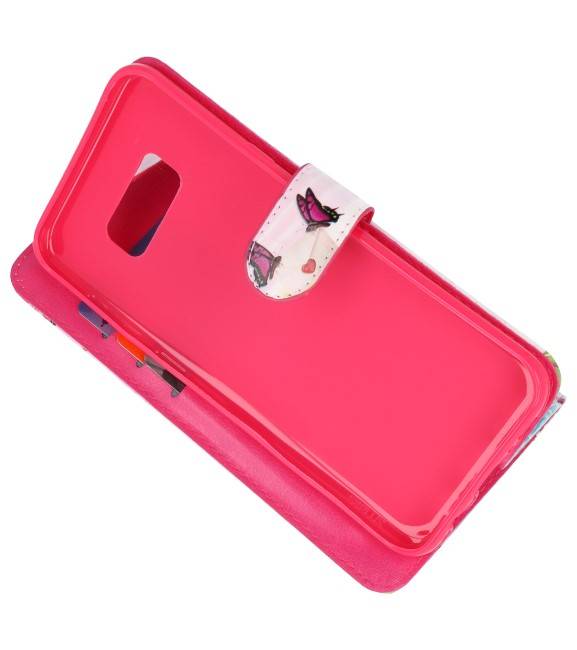 Bookstyle Case for Galaxy S8 Plus 3D Print Butterfly