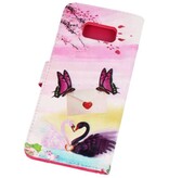 Estuche Bookstyle para Galaxy S8 Plus 3D Print Butterfly