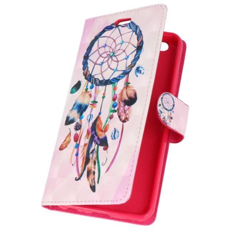 Bookstyle Case for Huawei P20 3D Print Dreamcatcher