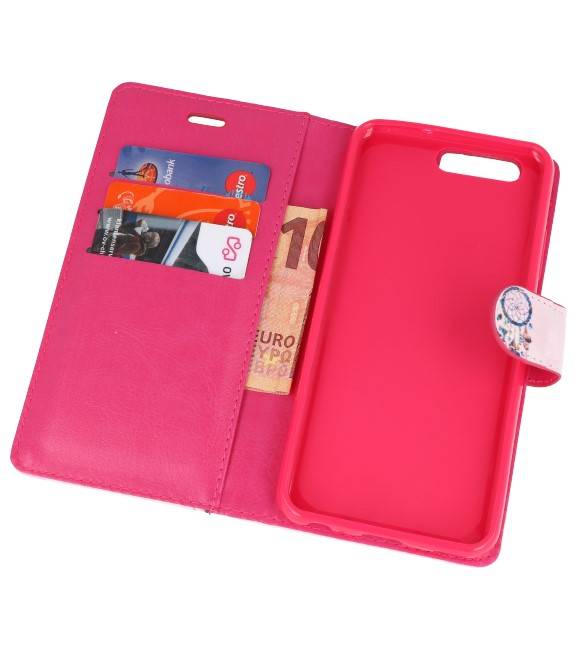 Custodia Bookstyle per Huawei P20 stampa 3D Dreamcatcher