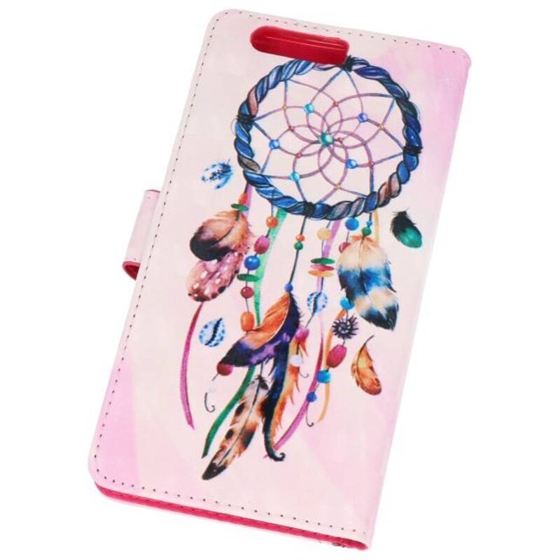 Bookstyle Case for Huawei P20 3D Print Dreamcatcher