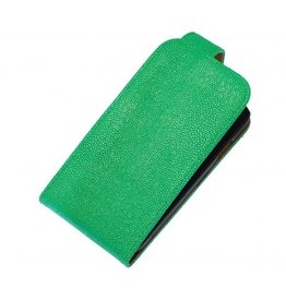 Etui Flip Classic Devil pour Galaxy S5 G900F Vert