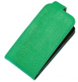 Devil Classic Flip Hoes voor Galaxy S3 mini i8190 Groen