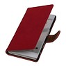 Funda de cuero lavado Bookstyle para Sony Xperia Z5 rosa