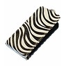 Custodia Flip Zebra per Galaxy S3 mini i8190 Bianco