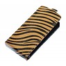 Custodia Flip Zebra per Galaxy S3 i9300 Marrone