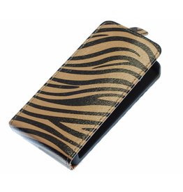 Custodia Flip Zebra per Galaxy S3 i9300 Grigio