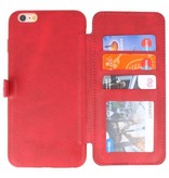 Back Cover Book Design Hoesje voor iPhone 6 Plus Rood