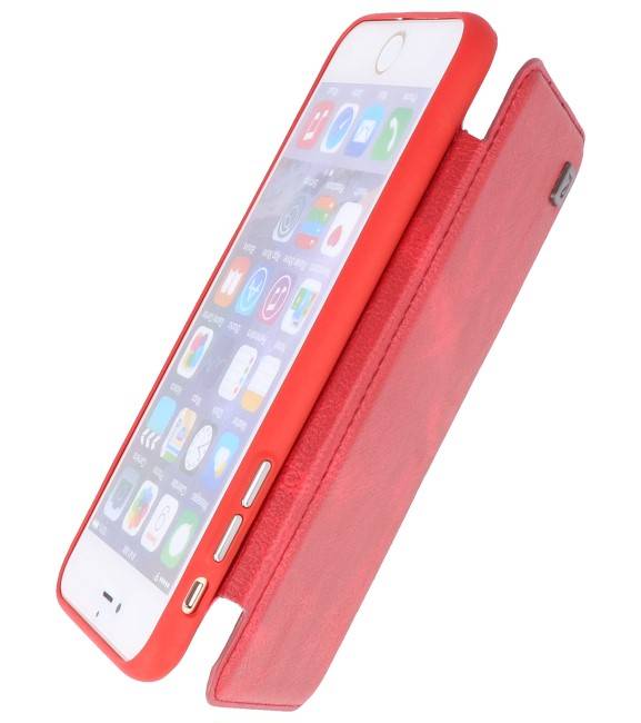 Back Cover Book Design Hoesje voor iPhone 6 Plus Rood