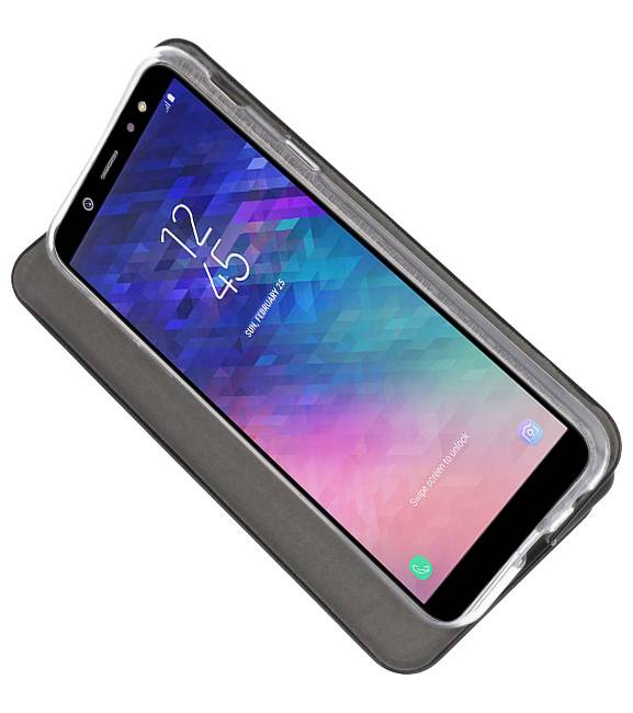 Slim Folio Case voor Galaxy A6 2018 Zwart
