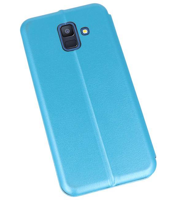 Slim Folio Case voor Galaxy A6 2018 Blauw