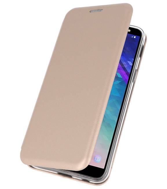 Slim Folio Case for Galaxy A6 2018 Gold