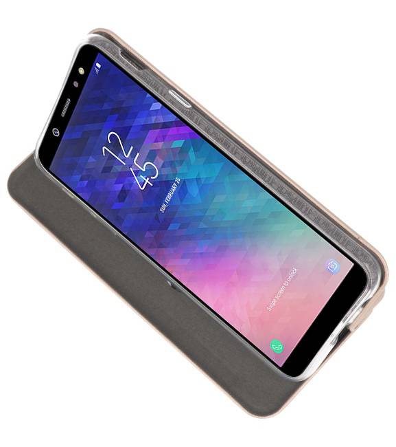 Slim Folio Case for Galaxy A6 2018 Gold