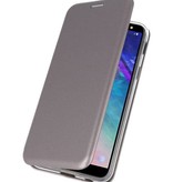 Slim Folio Case voor Galaxy A6 2018 Grijs