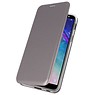 Custodia Folio sottile per Galaxy A6 2018 grigio