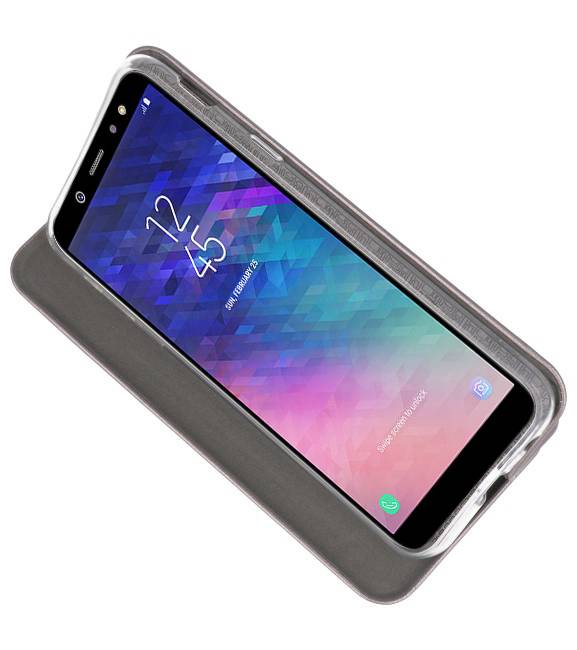 Estuche Slim Folio para Galaxy A6 2018 Gray