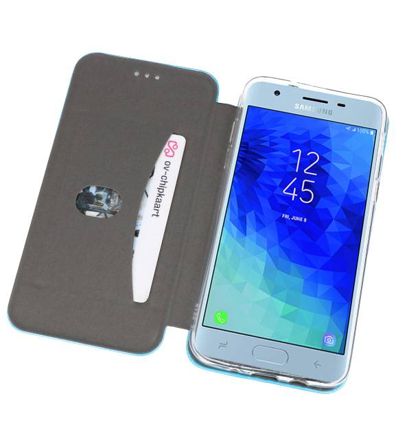 Slim Folio Case for Galaxy J3 2018 Blue