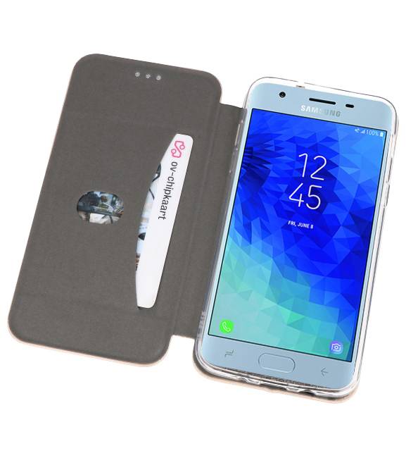 Slim Folio Case voor Galaxy J3 2018 Goud