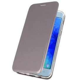 Custodia Folio sottile per Galaxy J3 2018 grigio