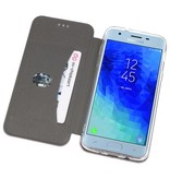 Estuche Slim Folio para Galaxy J3 2018 gris