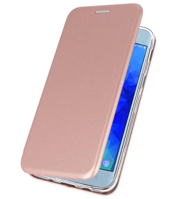 Schlanke Folio Case für Galaxy J3 2018 Pink