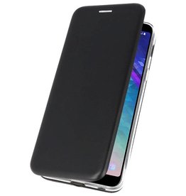 Custodia Folio sottile per Galaxy A6 Plus 2018 Nero