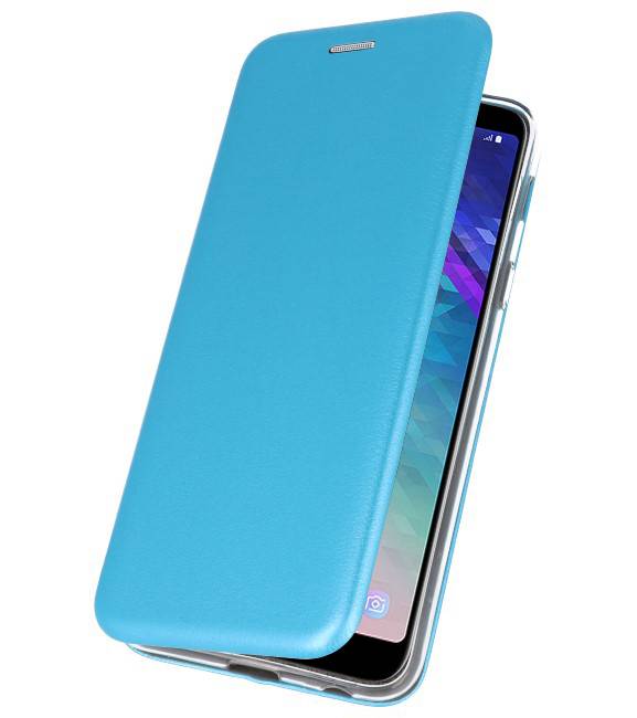 Custodia Folio sottile per Galaxy A6 Plus 2018 Blue