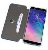 Slim Folio Case voor Galaxy A6 Plus 2018 Blauw