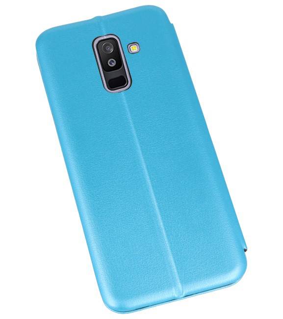 Slim Folio Case voor Galaxy A6 Plus 2018 Blauw