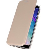 Custodia Folio sottile per Galaxy A6 Plus 2018 Gold